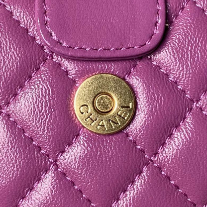 Chanel Inspired Handbags, AA+ Quality 100% Genuine Leather Classic Flap Medium Quilted Lambskin Black Gold, 9X 13X 4.5cm BL 4 Colour for chanel hand bag