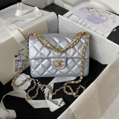 Chanel Handbags, AA+ Quality 100% Genuine Leather Classic Flap Medium Quilted Lambskin Black Gold, 18X 1 1X 5cm BL 4 Colour for chanel hand bag