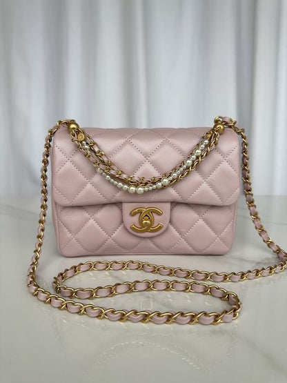 Chanel Handbags, AA+ Quality 100% Genuine Leather Classic Flap Medium Quilted Lambskin Black Gold, 18X 1 1X 5cm BL 4 Colour for chanel hand bag