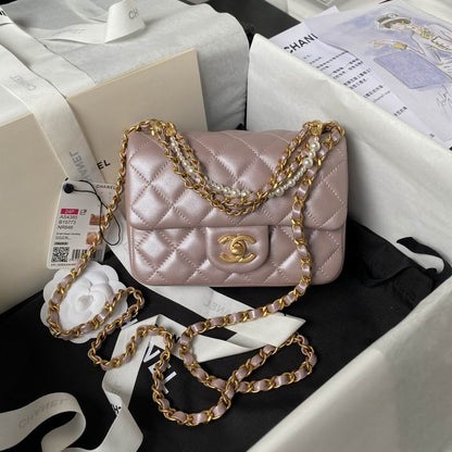 Chanel Handbags, AA+ Quality 100% Genuine Leather Classic Flap Medium Quilted Lambskin Black Gold, 18X 1 1X 5cm BL 4 Colour for chanel hand bag