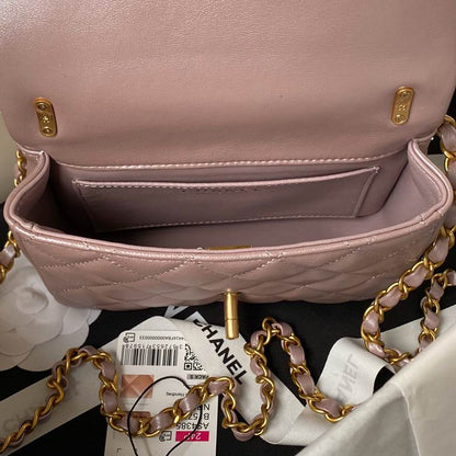 Chanel Handbags, AA+ Quality 100% Genuine Leather Classic Flap Medium Quilted Lambskin Black Gold, 18X 1 1X 5cm BL 4 Colour for chanel hand bag