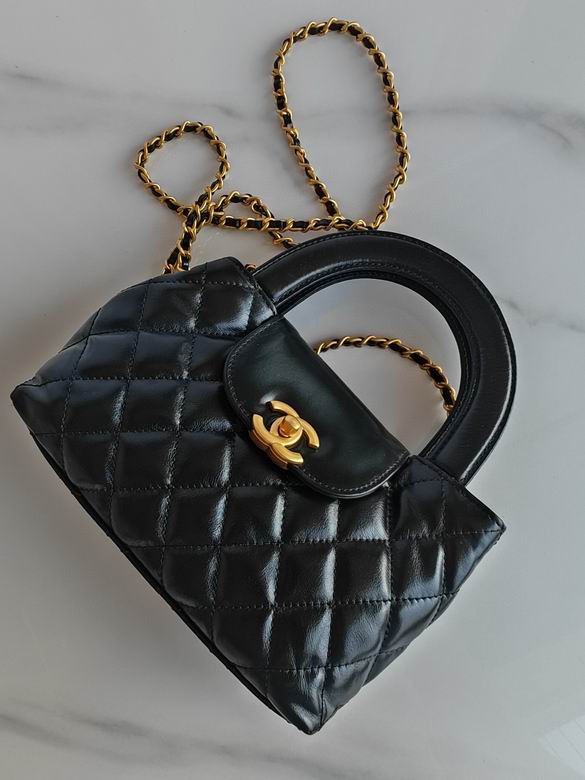 Chanel Inspired Handbags, AA+ Quality 100% Genuine Leather Classic Flap Medium Quilted Lambskin Black Gold, 13X 19X 7cm BL 1 Colour for chanel hand bag