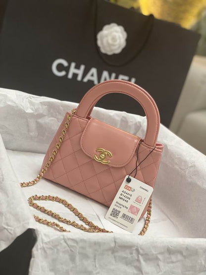 Chanel Inspired Handbags, AA+ Quality 100% Genuine Leather Classic Flap Medium Quilted Lambskin Black Gold, 13X 19X 7cm BL 2 Colour for chanel hand bag