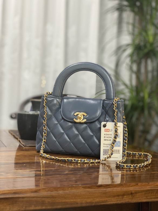 Chanel Inspired Handbags, AA+ Quality 100% Genuine Leather Classic Flap Medium Quilted Lambskin Black Gold, 13X 19X 7cm BL 2 Colour for chanel hand bag