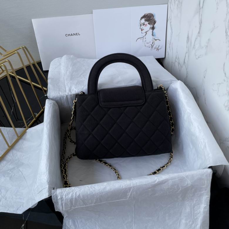 Chanel Inspired Handbags, AA+ Quality 100% Genuine Leather Classic Flap Medium Quilted Lambskin Black Gold, 13X 19X 7cm BL 4 Colour for chanel hand bag