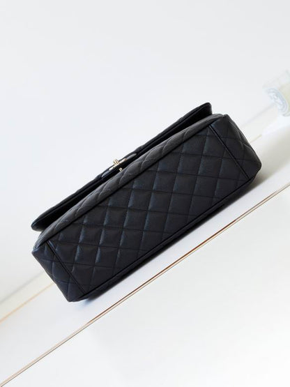 Chanel Handbags, AA+ Quality 100% Genuine Leather Classic Flap Medium Quilted Lambskin Black Gold, 18X 1 1X 5cm BL 4 Colour for chanel hand bag