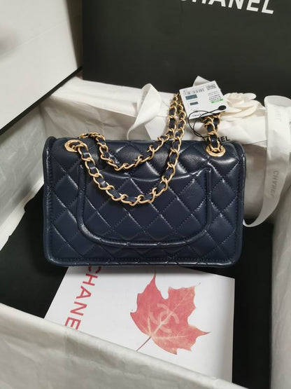 Chanel Handbags, AA+ Quality 100% Genuine Leather Classic Flap Medium Quilted Lambskin Black Gold, 18X 1 1X 5cm BL 4 Colour for chanel hand bag