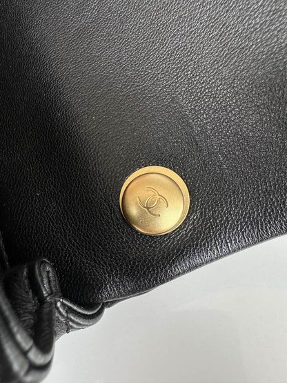 Chanel Handbags, AA+ Quality 100% Genuine Leather Classic Flap Medium Quilted Lambskin Black Gold, 18X 1 1X 5cm BL 4 Colour for chanel hand bag