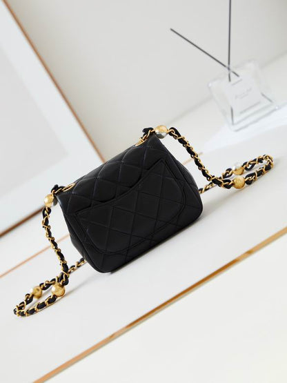 Chanel Handbags, AA+ Quality 100% Genuine Leather Classic Flap Medium Quilted Lambskin Black Gold, 18X 1 1X 5cm BL 4 Colour for chanel hand bag