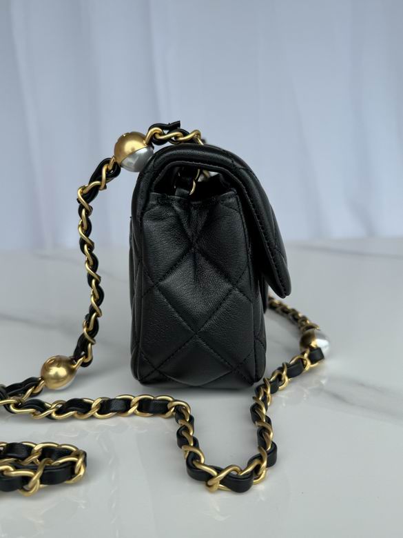 Chanel Handbags, AA+ Quality 100% Genuine Leather Classic Flap Medium Quilted Lambskin Black Gold, 18X 1 1X 5cm BL 4 Colour for chanel hand bag