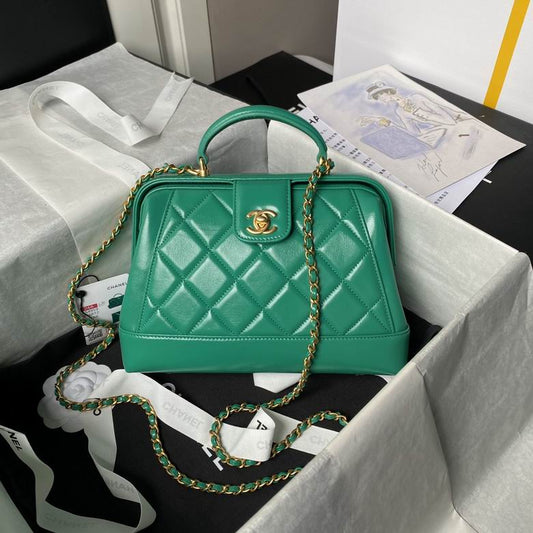 Chanel Inspired Handbags, AA+ Quality 100% Genuine Leather Classic Flap Medium Quilted Lambskin Black Gold, 16X 23.5X 8cm BL 4 Colour for chanel hand bag
