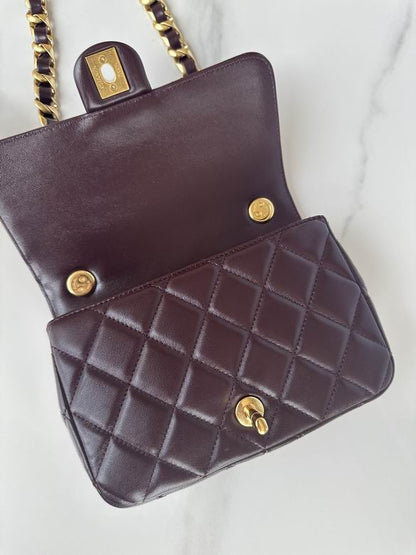 Chanel Handbags, AA+ Quality 100% Genuine Leather Classic Flap Medium Quilted Lambskin Black Gold, 18X 1 1X 5cm BL 4 Colour for chanel hand bag
