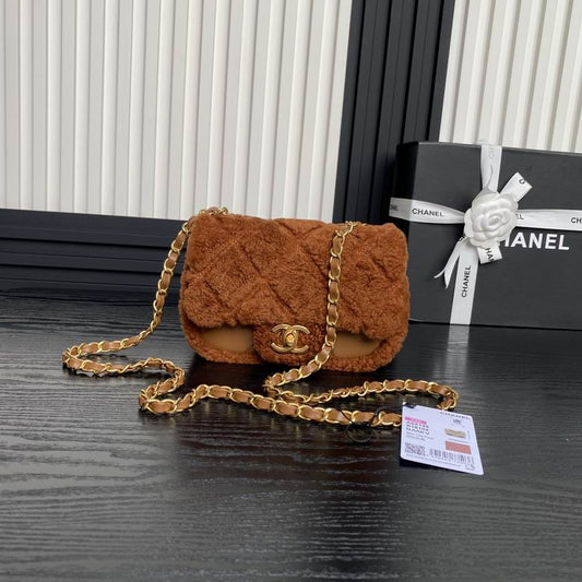 Chanel Inspired Handbags, AA+ Quality 100% Genuine Leather Classic Flap Medium Quilted Lambskin Black Gold, 18X 1 1X 5cm BL 4 Colour for chanel hand bag
