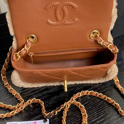 Chanel Inspired Handbags, AA+ Quality 100% Genuine Leather Classic Flap Medium Quilted Lambskin Black Gold, 18X 1 1X 5cm BL 4 Colour for chanel hand bag