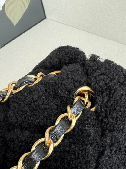 Chanel Inspired Handbags, AA+ Quality 100% Genuine Leather Classic Flap Medium Quilted Lambskin Black Gold, 18X 1 1X 5cm BL 4 Colour for chanel hand bag