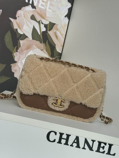 Chanel Inspired Handbags, AA+ Quality 100% Genuine Leather Classic Flap Medium Quilted Lambskin Black Gold, 18X 1 1X 5cm BL 4 Colour for chanel hand bag