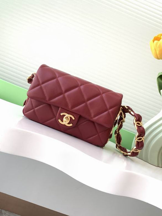 Chanel Inspired Handbags, AA+ Quality 100% Genuine Leather Classic Flap Medium Quilted Lambskin Black Gold, 25X 14X 9cm BL 3 Colour for chanel hand bag