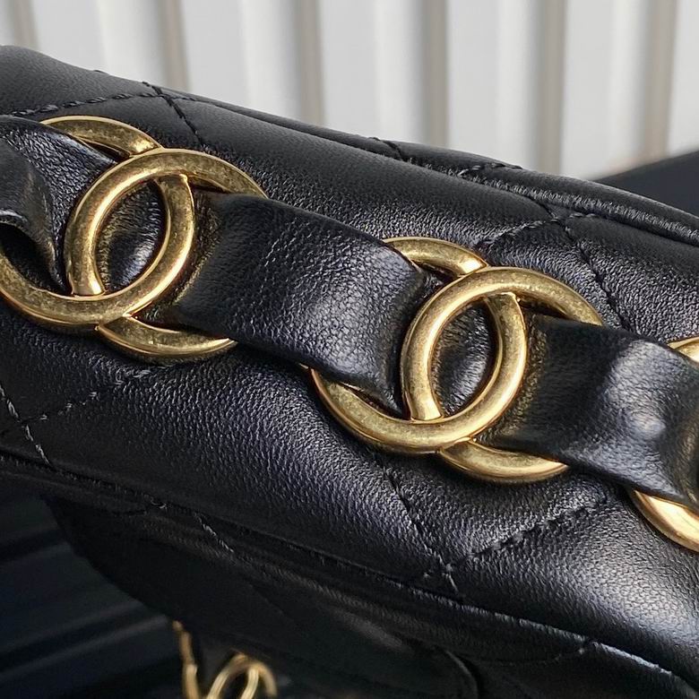 Chanel Handbags, AA+ Quality 100% Genuine Leather Classic Flap Medium Quilted Lambskin Black Gold, 18X 1 1X 5cm BL 4 Colour for chanel hand bag