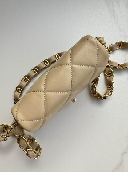 Chanel Inspired Handbags, AA+ Quality 100% Genuine Leather Classic Flap Medium Quilted Lambskin Black Gold, 18X 1 1X 5cm BL 4 Colour for chanel hand bag