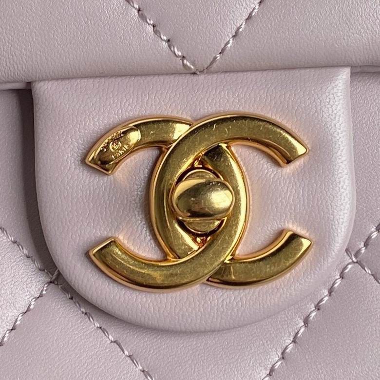 Chanel Handbags, AA+ Quality 100% Genuine Leather Classic Flap Medium Quilted Lambskin Black Gold, 18X 1 1X 5cm BL 4 Colour for chanel hand bag