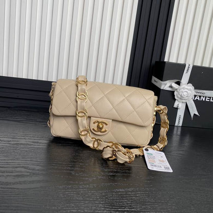 Chanel Handbags, AA+ Quality 100% Genuine Leather Classic Flap Medium Quilted Lambskin Black Gold, 18X 1 1X 5cm BL 4 Colour for chanel hand bag