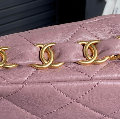 Chanel Inspired Handbags, AA+ Quality 100% Genuine Leather Classic Flap Medium Quilted Lambskin Black Gold, 18X 1 1X 5cm BL 4 Colour for chanel hand bag