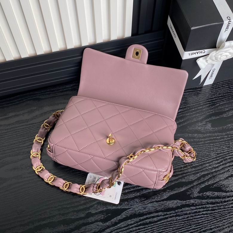 Chanel Inspired Handbags, AA+ Quality 100% Genuine Leather Classic Flap Medium Quilted Lambskin Black Gold, 18X 1 1X 5cm BL 4 Colour for chanel hand bag
