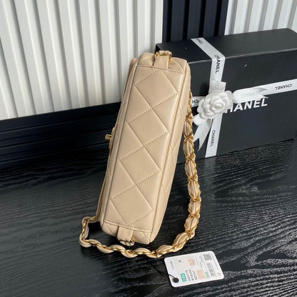 Chanel Inspired Handbags, AA+ Quality 100% Genuine Leather Classic Flap Medium Quilted Lambskin Black Gold, 18X 1 1X 5cm BL 4 Colour for chanel hand bag
