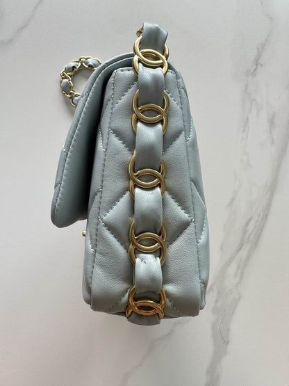 Chanel Inspired Handbags, AA+ Quality 100% Genuine Leather Classic Flap Medium Quilted Lambskin Black Gold, 18X 1 1X 5cm BL 4 Colour for chanel hand bag