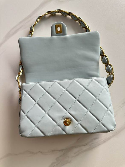 Chanel Inspired Handbags, AA+ Quality 100% Genuine Leather Classic Flap Medium Quilted Lambskin Black Gold, 18X 1 1X 5cm BL 4 Colour for chanel hand bag