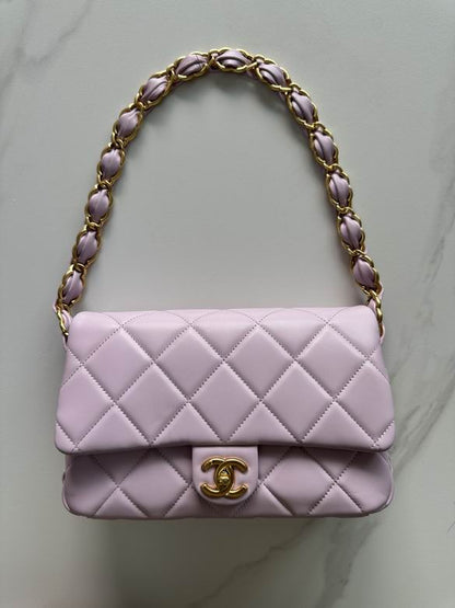 Chanel Inspired Handbags, AA+ Quality 100% Genuine Leather Classic Flap Medium Quilted Lambskin Black Gold, 18X 1 1X 5cm BL 4 Colour for chanel hand bag