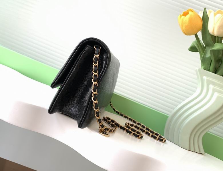 Chanel Inspired Handbags, AA+ Quality 100% Genuine Leather Classic Flap Medium Quilted Lambskin Black Gold, 18X 1 1X 5cm BL 4 Colour for chanel hand bag