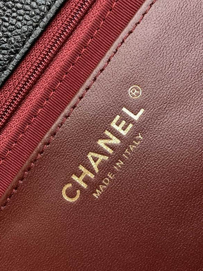Chanel Inspired Handbags, AA+ Quality 100% Genuine Leather Classic Flap Medium Quilted Lambskin Black Gold, 18X 1 1X 5cm BL 4 Colour for chanel hand bag