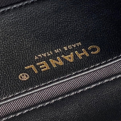 Chanel Inspired Handbags, AA+ Quality 100% Genuine Leather Classic Flap Medium Quilted Lambskin Black Gold, 25X 14X 9cm BL 3 Colour for chanel hand bag