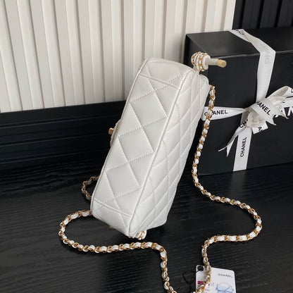 Chanel Inspired Handbags, AA+ Quality 100% Genuine Leather Classic Flap Medium Quilted Lambskin Black Gold, 25X 14X 9cm BL 3 Colour for chanel hand bag