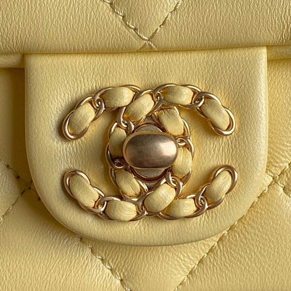 Chanel Inspired Handbags, AA+ Quality 100% Genuine Leather Classic Flap Medium Quilted Lambskin Black Gold, 25X 14X 9cm BL 3 Colour for chanel hand bag