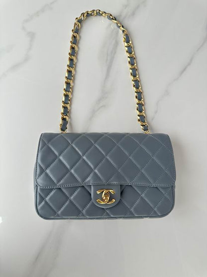 Chanel Handbags, AA+ Quality 100% Genuine Leather Classic Flap Medium Quilted Lambskin Black Gold, 18X 1 1X 5cm BL 4 Colour for chanel hand bag