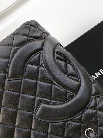 Chanel Inspired Handbags, AA+ Quality 100% Genuine Leather Classic Flap Medium Quilted Lambskin Black Gold, 18X 1 1X 5cm BL 4 Colour for chanel hand bag