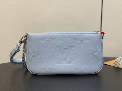 Louis Vuitton Handbags, AA+ Quality 100% Genuine Leather Classic Flap Medium Quilted Lambskin Black Gold, 18X 1 1X 5cm BL 4 Colour