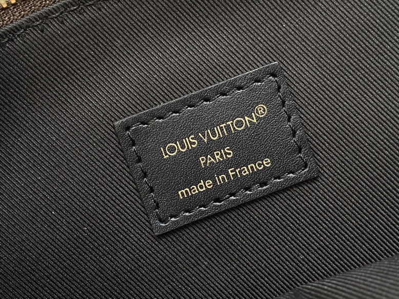 Louis Vuitton Inspired Handbags, AA+ Quality 100% Genuine Leather Classic Flap Medium Quilted Lambskin Black Gold, 18X 1 1X 5cm BL 4 Colour
