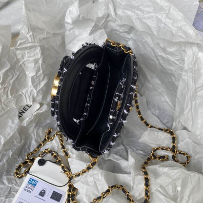 Chanel Inspired Handbags, AA+ Quality 100% Genuine Leather Classic Flap Medium Quilted Lambskin Black Gold, 12cm BL 1 Colour for chanel hand bag