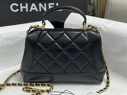 Chanel Inspired Handbags, AA+ Quality 100% Genuine Leather Classic Flap Medium Quilted Lambskin Black Gold, 18X 1 1X 5cm BL 4 Colour for chanel hand bag