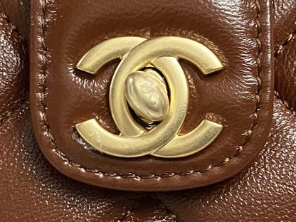 Chanel Inspired Handbags, AA+ Quality 100% Genuine Leather Classic Flap Medium Quilted Lambskin Black Gold, 18X 1 1X 5cm BL 4 Colour for chanel hand bag