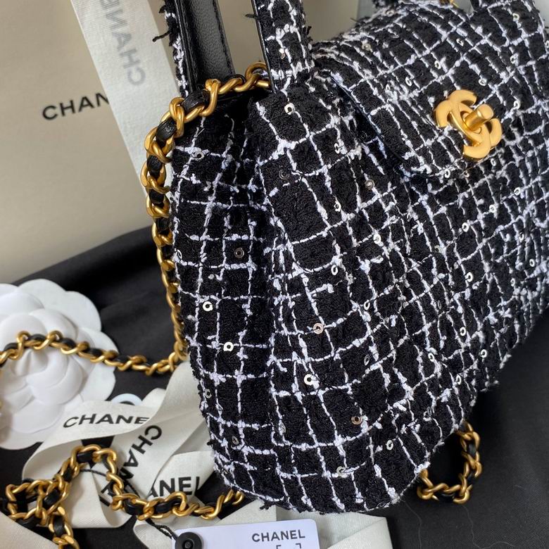 Chanel Inspired Handbags, AA+ Quality 100% Genuine Leather Classic Flap Medium Quilted Lambskin Black Gold, 19X 13X 7cm BL 1 Colour for chanel hand bag