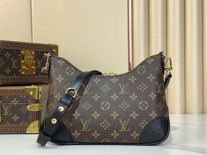 Inspired Handbags, AA+ Quality 100% Genuine Leather Classic Flap Medium Quilted Lambskin Black Gold, 18X 1 1X 5cm BL 4 Colour