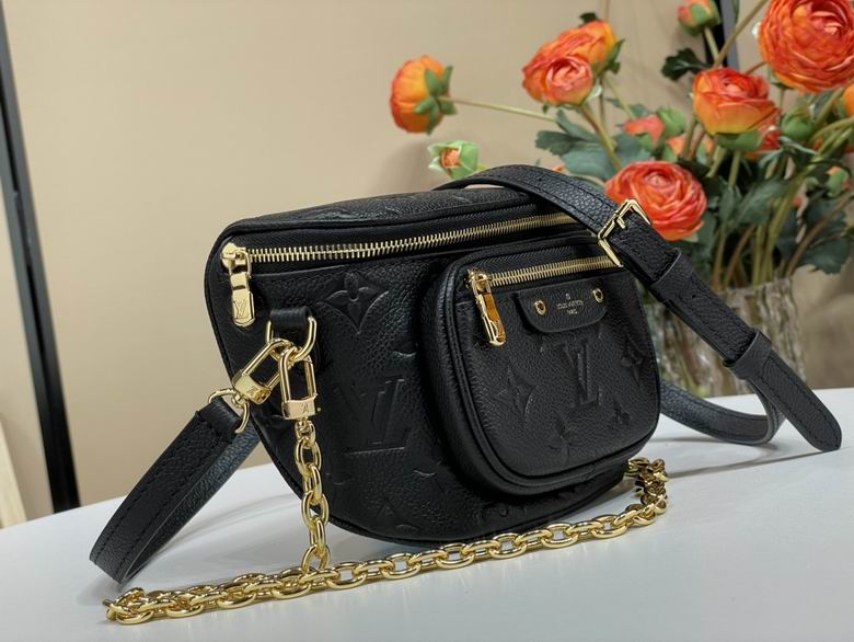 Louis vuitton Inspired Handbags, AA+ Quality 100% Genuine Leather Classic Flap Medium Quilted Lambskin Black Gold, 18X 1 1X 5cm BL 4 Colour