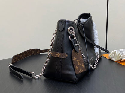 louis vuitton Inspired Handbags, AA+ Quality 100% Genuine Leather Classic Flap Medium Quilted Lambskin Black Gold, 18X 1 1X 5cm BL 4 Colour