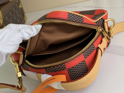 Inspired Handbags, AA+ Quality 100% Genuine Leather Classic Flap Medium Quilted Lambskin Black Gold, 18X 1 1X 5cm BL 4 Colour