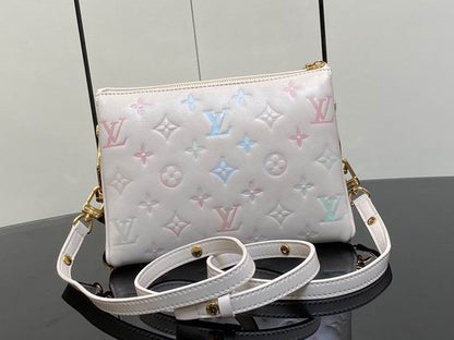 Inspired Handbags, AA+ Quality 100% Genuine Leather Classic Flap Medium Quilted Lambskin Black Gold, 18X 1 1X 5cm BL 4 Colour