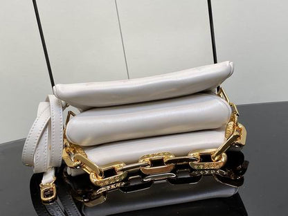 Inspired Handbags, AA+ Quality 100% Genuine Leather Classic Flap Medium Quilted Lambskin Black Gold, 18X 1 1X 5cm BL 4 Colour